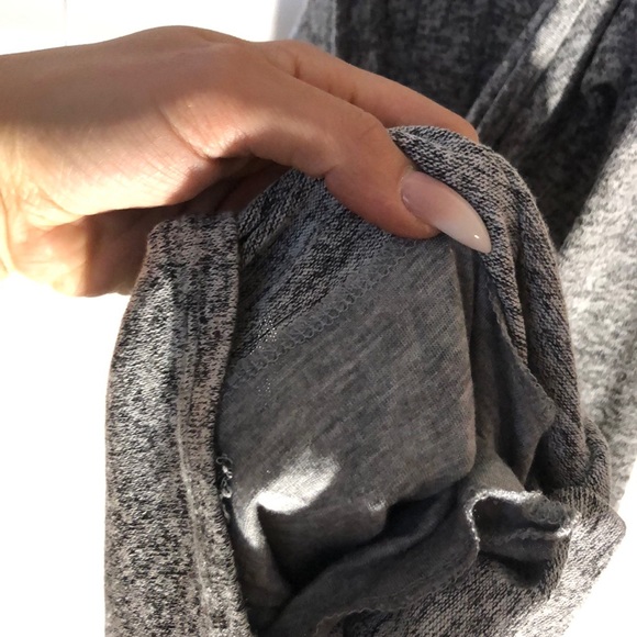 Naked Wardrobe Knit Midi tie waist wrap grey - Picture 5 of 5